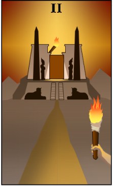 Temple of Ra / Two of Wands