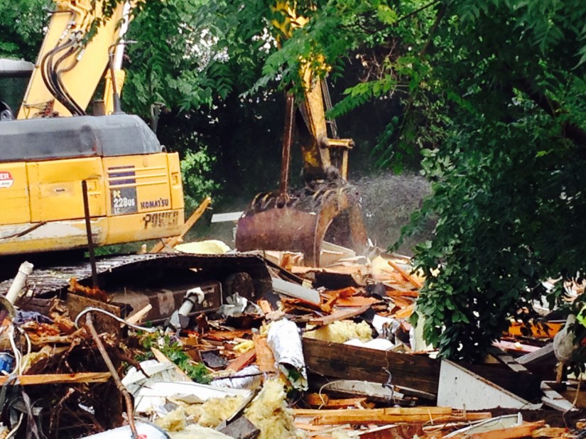 Bye bye, old home...